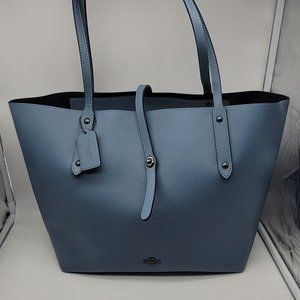 Coach Market Tote 58849 Chambray Blue